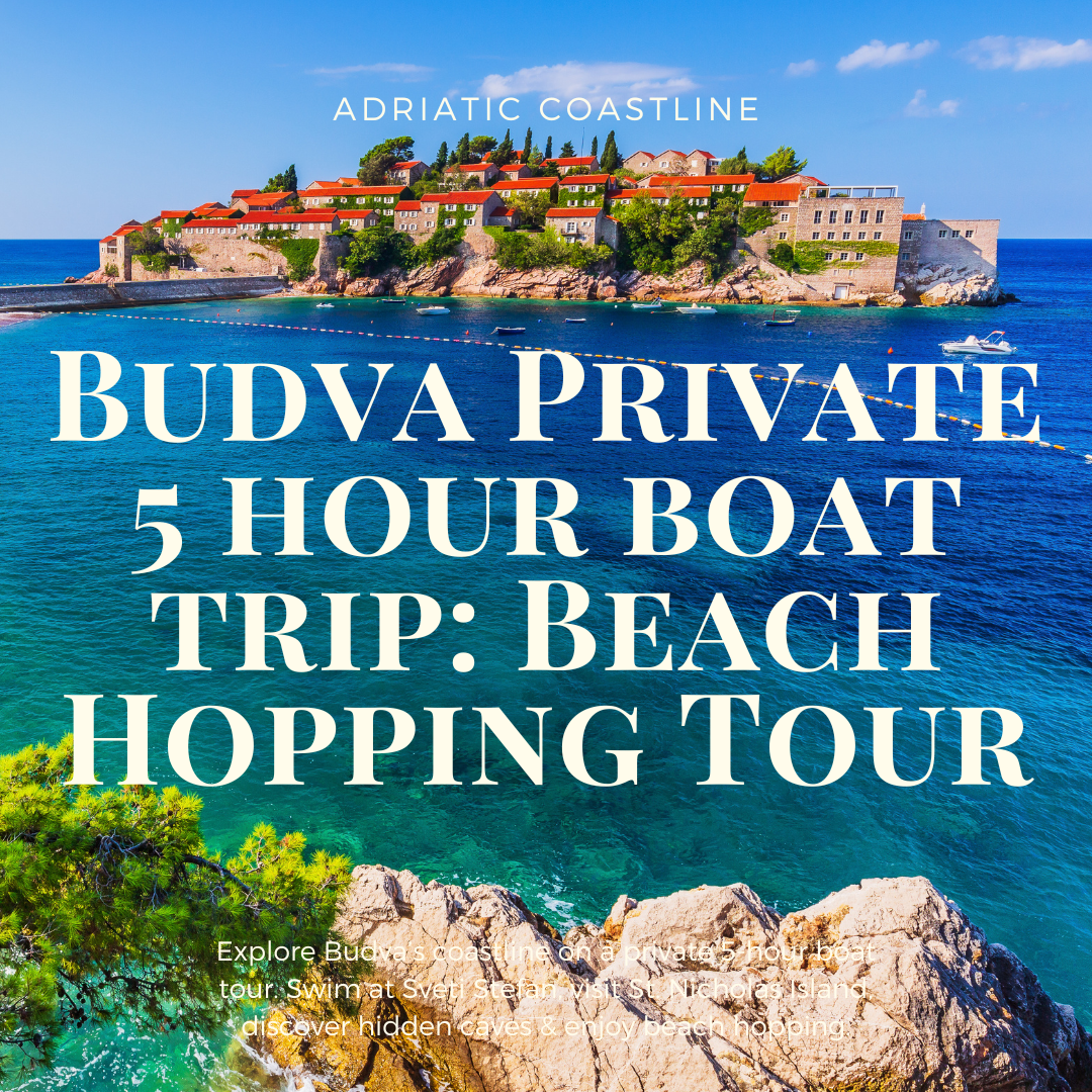 budv beach hopping tour