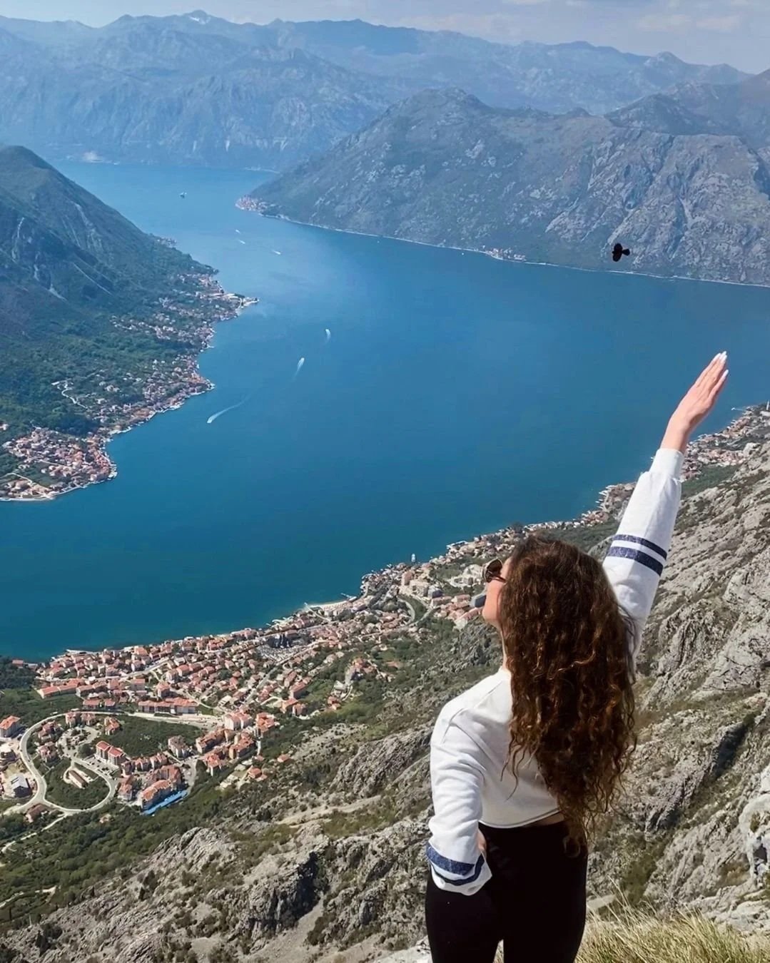 Panoramic view of the Bay of Kotor