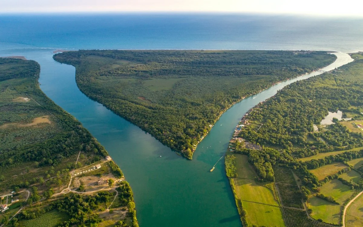 ada bojana from above