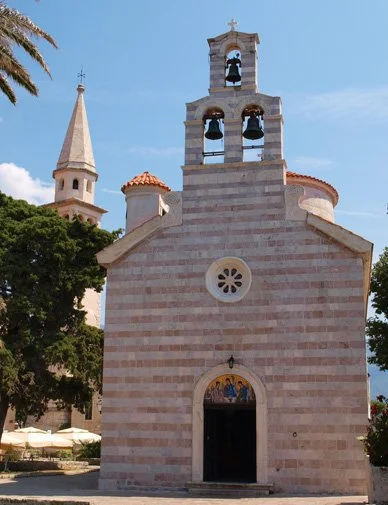 Holy Trinity Church in Budva Old Town.