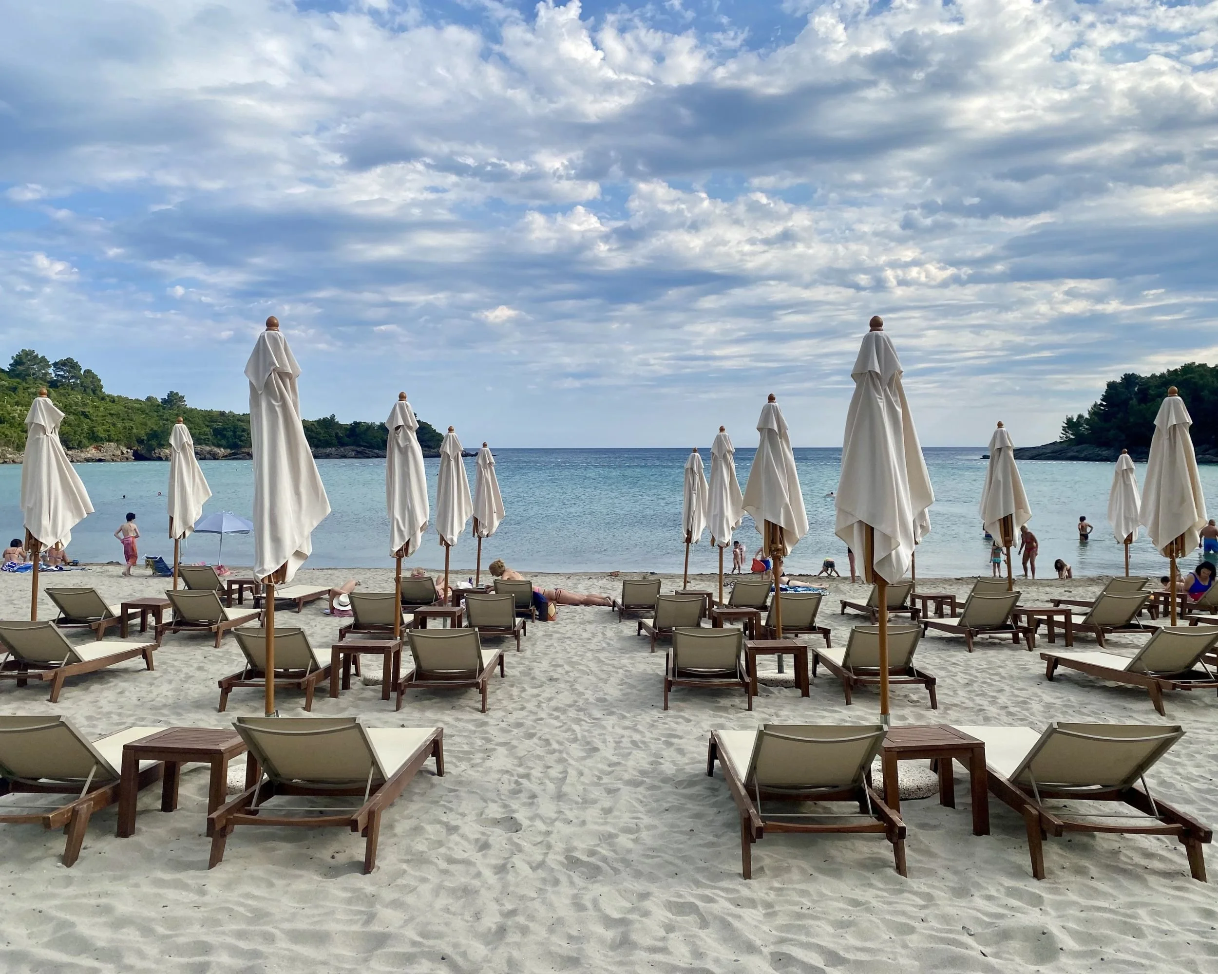 Stunning view of Plavi Horizonti Beach