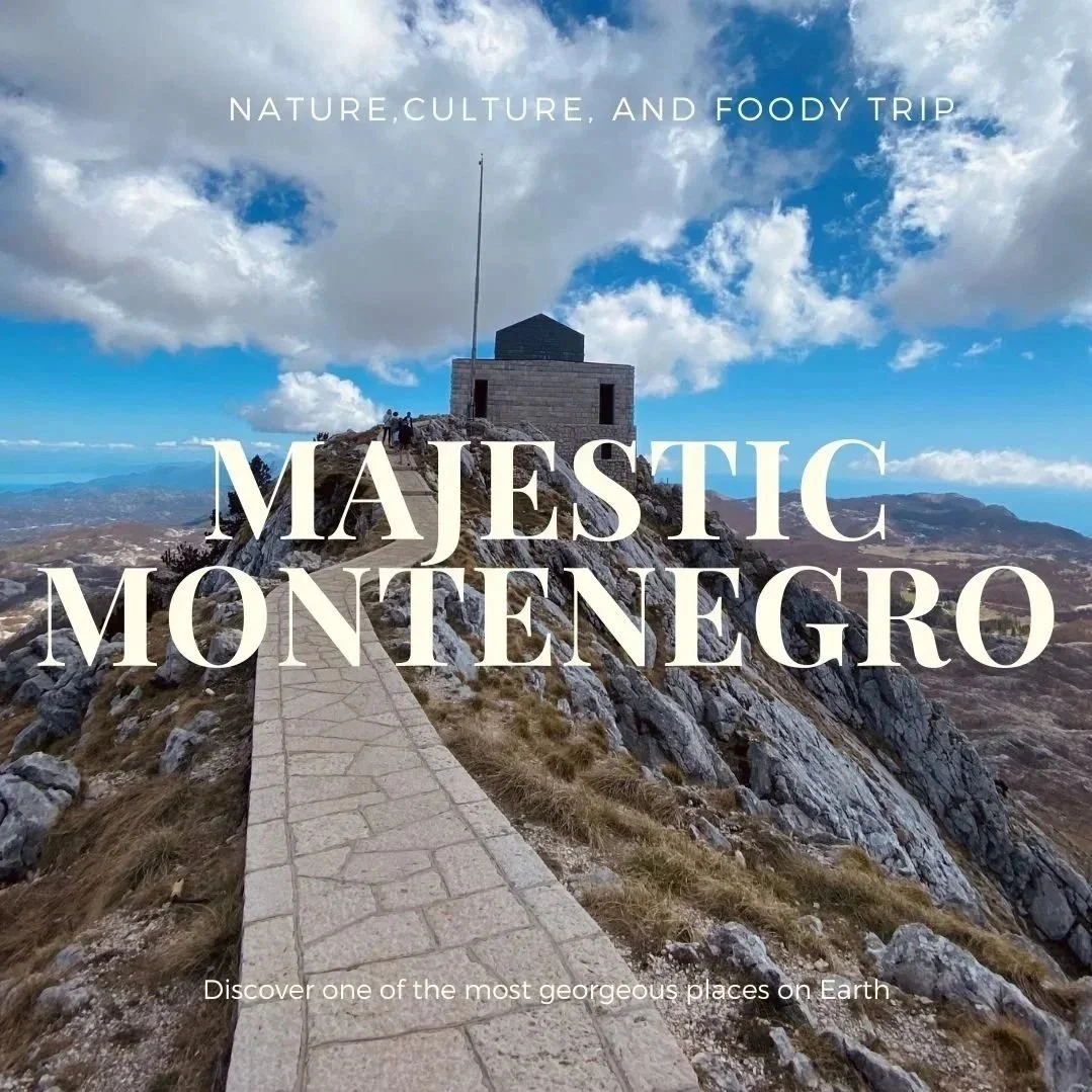 Majestic Montenegro tour featuring Lovćen Mausoleum and Njeguši village with mountain landscapes.