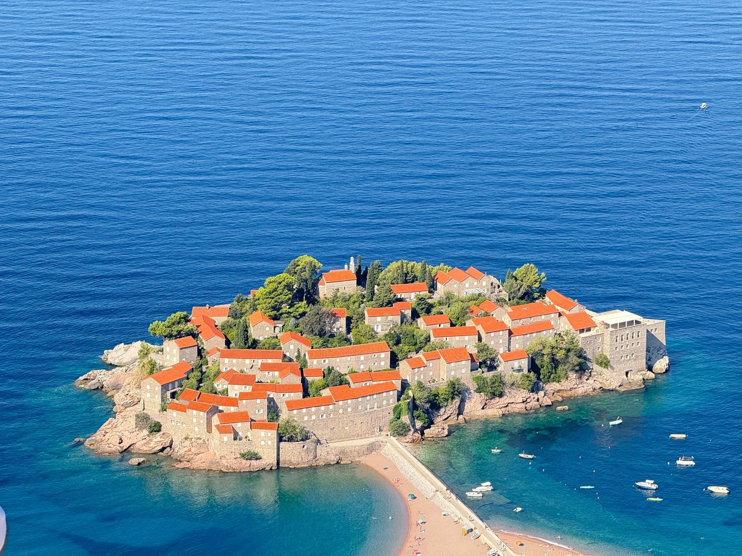 Sveti Stefan island in Montenegro