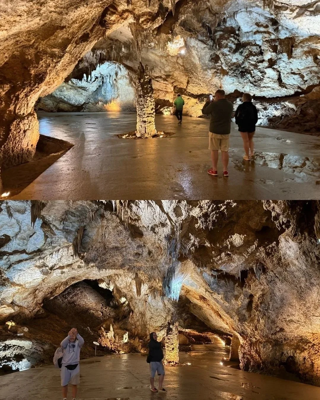 Interior of Lipa Cave in Montenegro