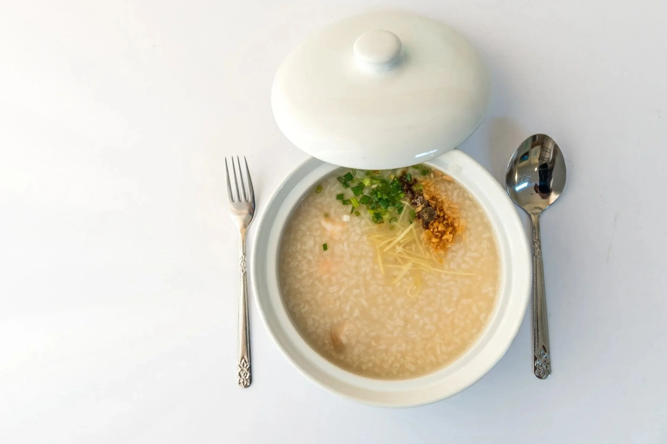 Healing recipes for flu season - Chicken & GingerCongee