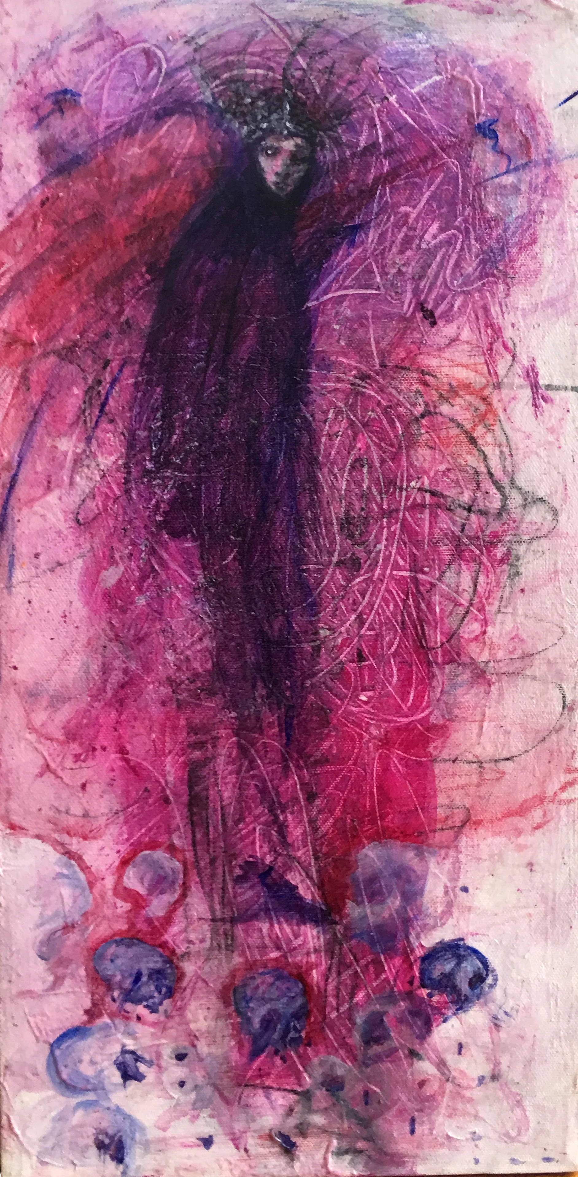 Acrylic on canvas 20”X 10” 2019