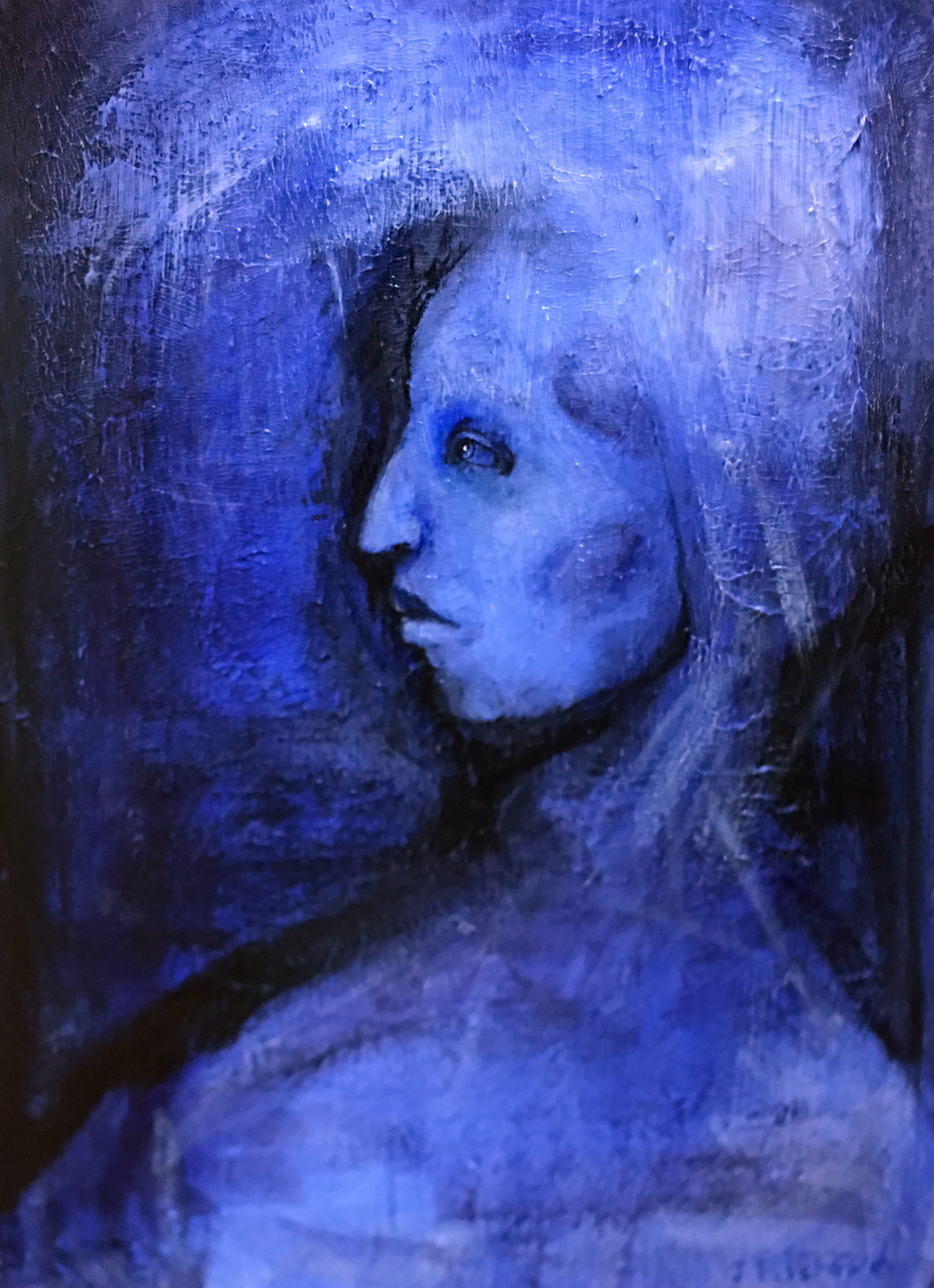 Blue Portrait 
