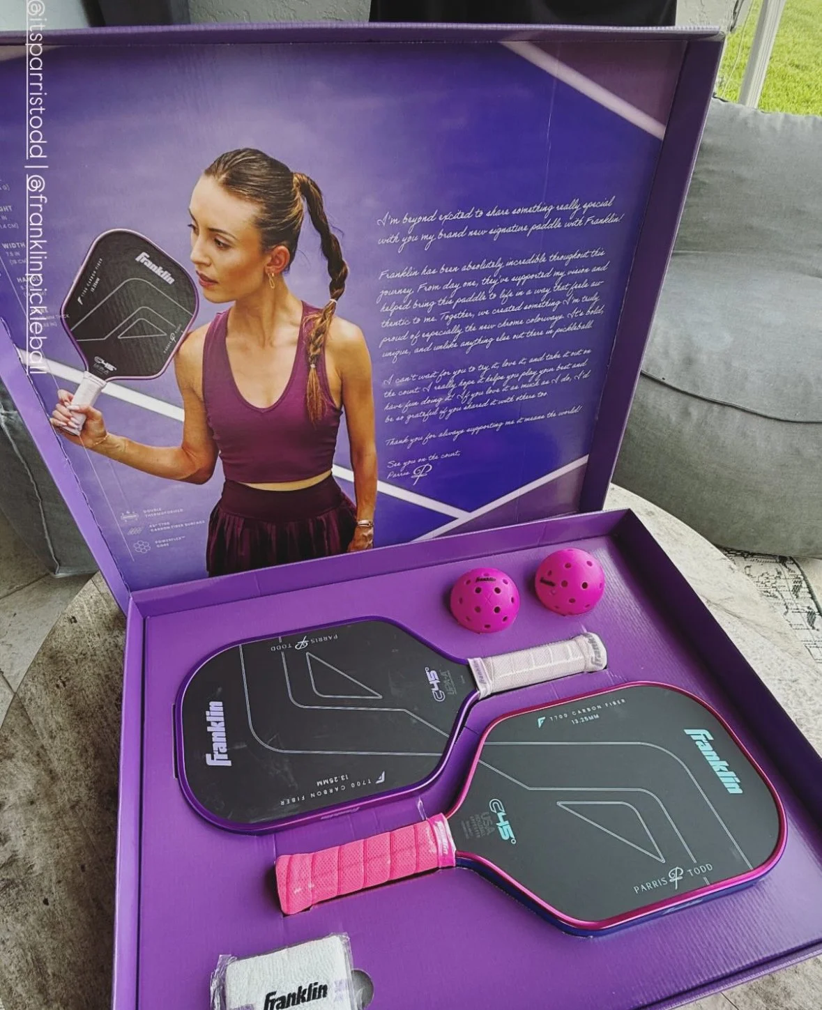 Franklin Sports Parris Todd Pickleball Paddle