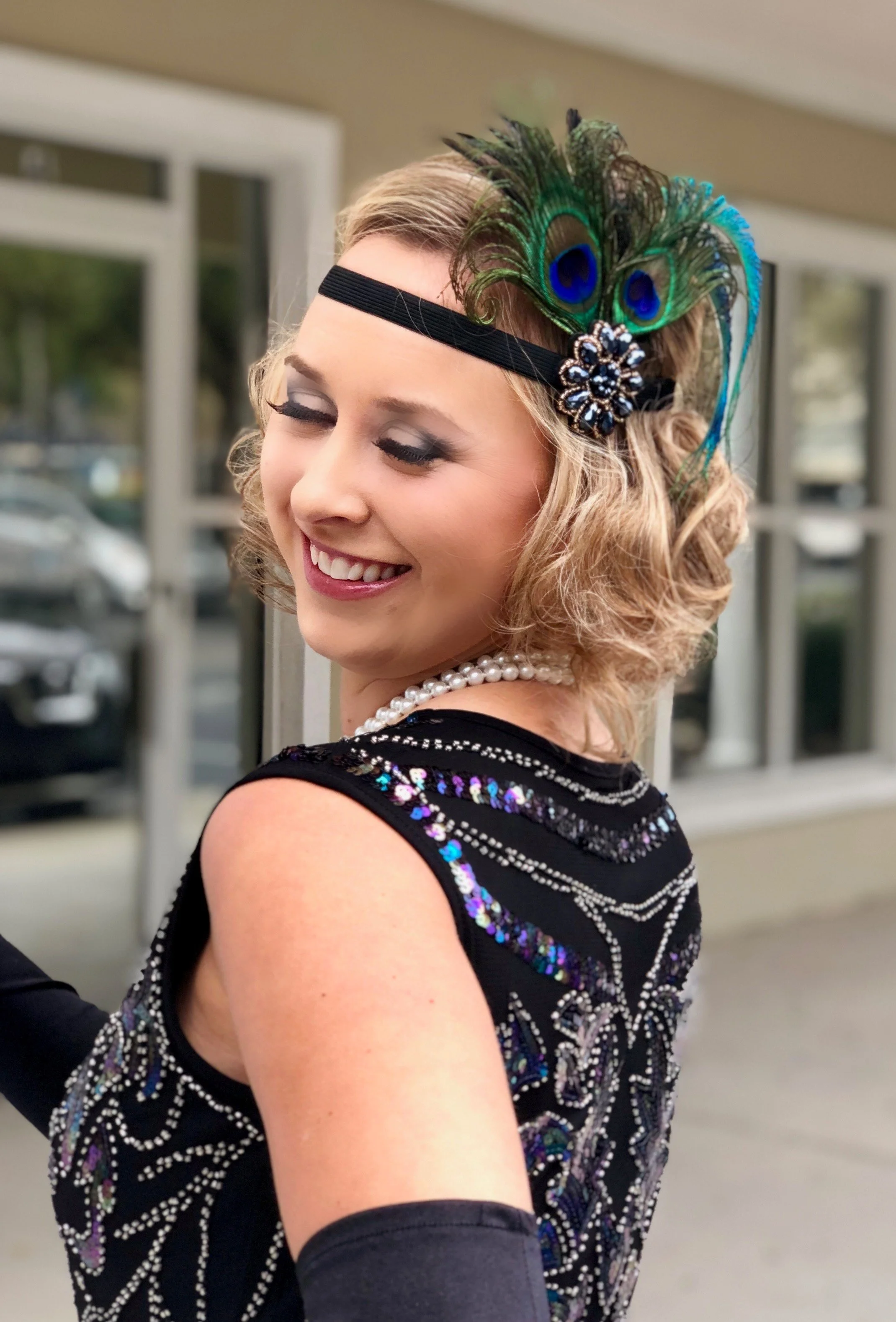 Attendee at 1920's Event