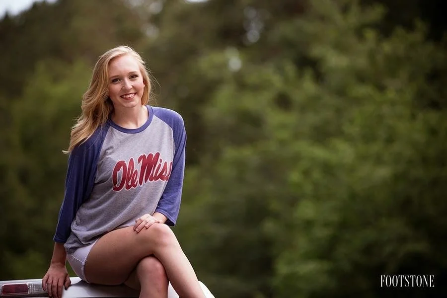 High School Senior Picture by Footstone Photography