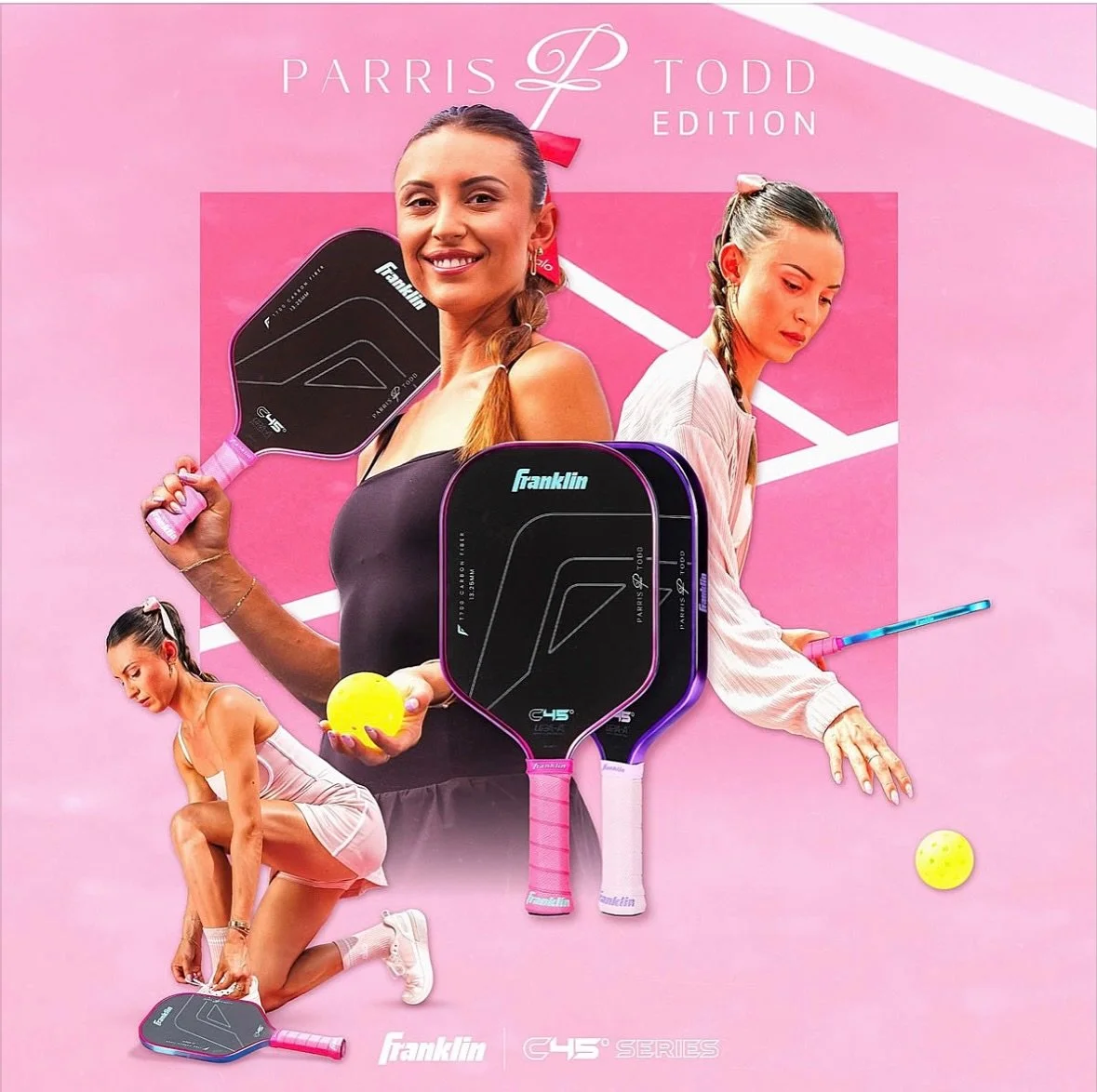 Love seeing the images from the first shoot I did with @franklinpickleball and @itsparristodd.  Can&rsquo;t wait to see the new images from the shoot on Monday with all the players we worked with.