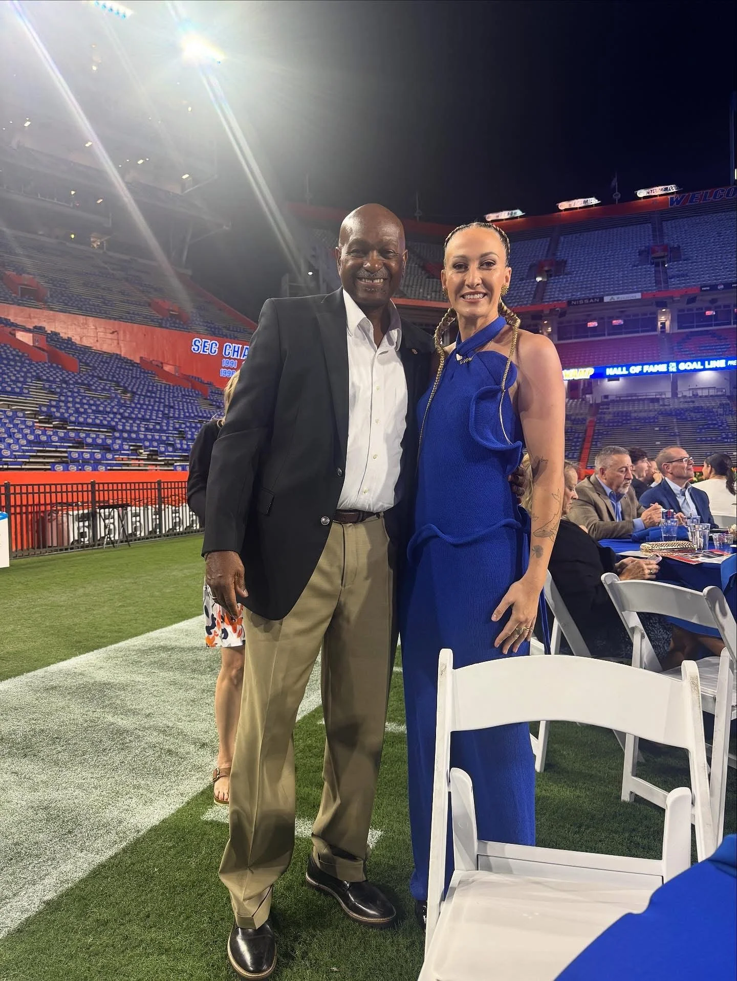 Loved getting to work with Charlotte Browning the other night before she was inducted into the Hall of Fame at UF. 

Thank you to @adfgator for posting these photos of the night.  I was so excited to see them