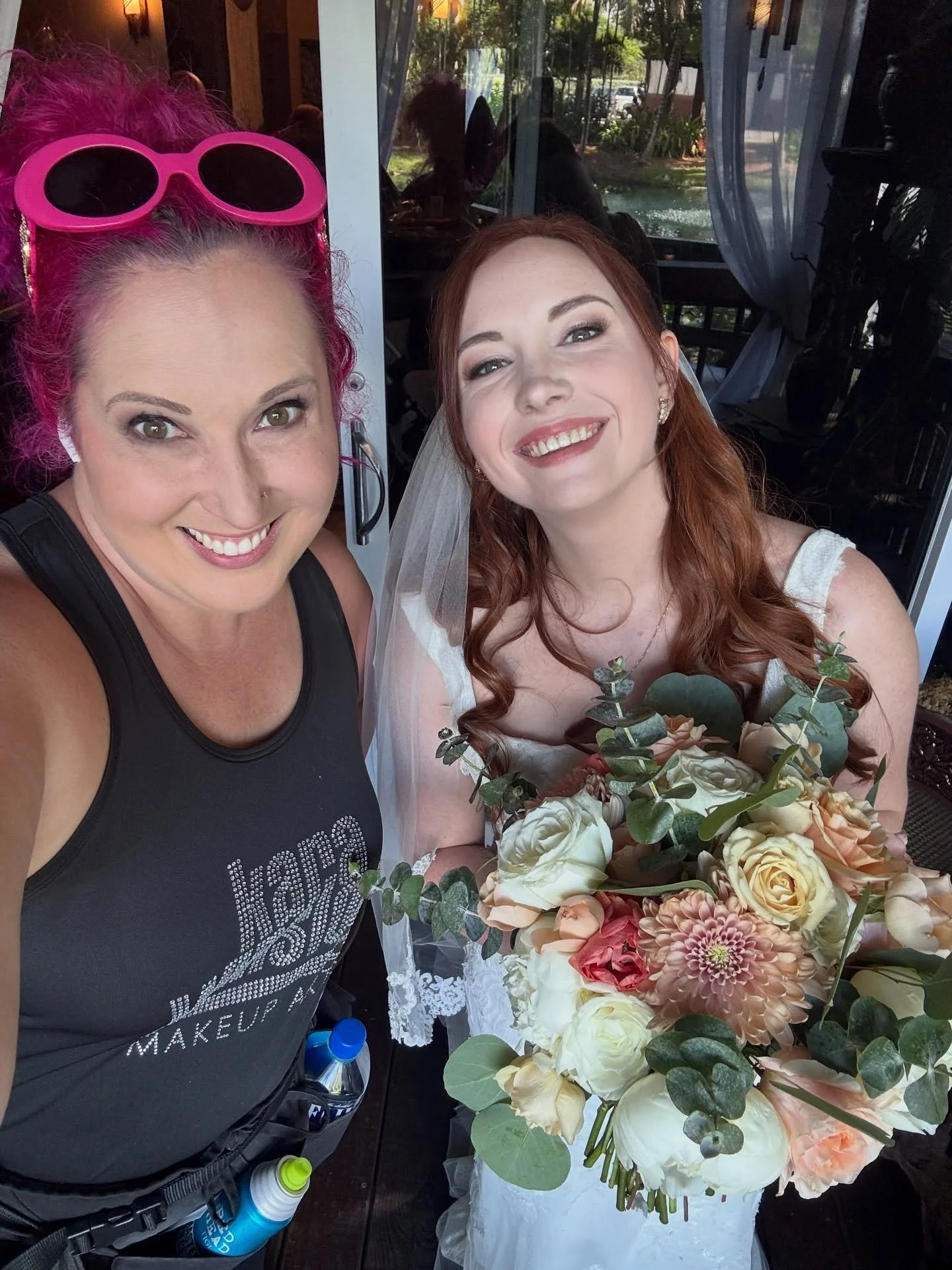 With today&rsquo;s beauty bride as she marries her fabulous bride.  So honored to be part of this lgbtq+ in South FL.