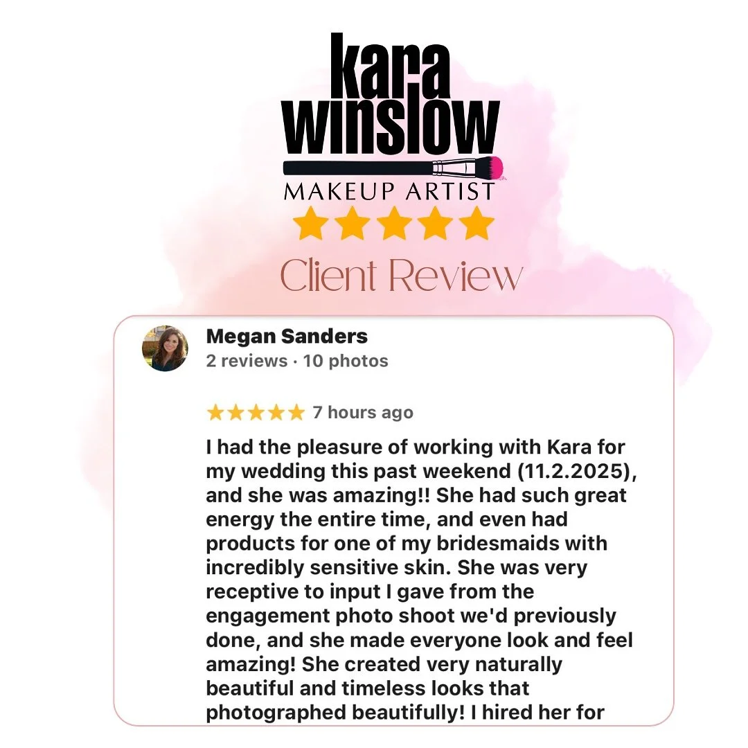 Thank you to Megan for this amazing 5 star review on Google.  It was such an honor working with her on her wedding day.  I beyond appreciate this amazing review!