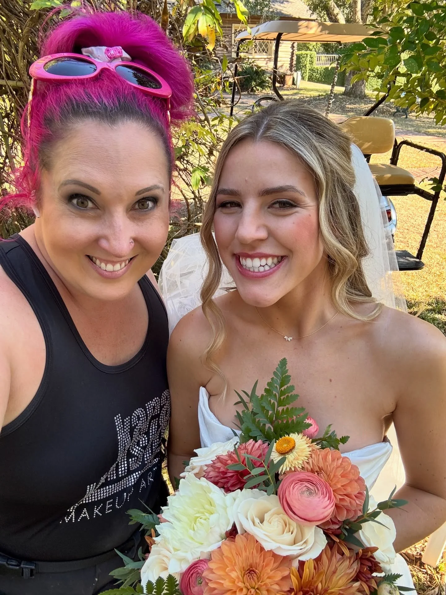 Todays beautiful bride.  First Georgia wedding in the books.