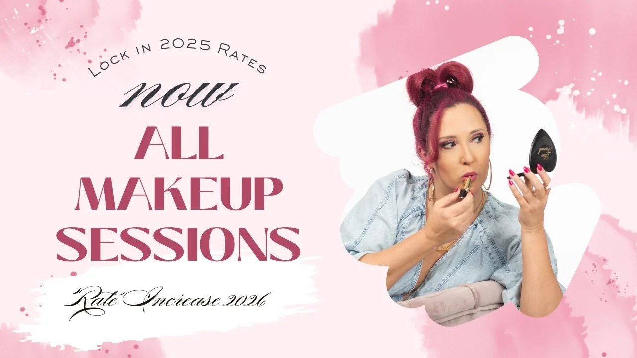 Rates on all services will be going up January 1st but you can lock in 2025 rates for weddings, individual sessions and hands on tutorials now. 

Weddings: 
Sign a contract with your deposit before January 1st and lock in 2025 rates. 

Individual ses