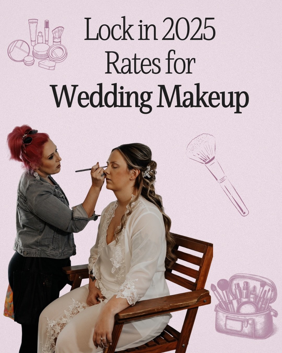 There&rsquo;s not much time left to lock in 2025 rates for a luxury makeup experience.  People ask all the time what makes it luxury?  Why are your packages different from others? Why should we hire you instead of this person who charges a fraction o