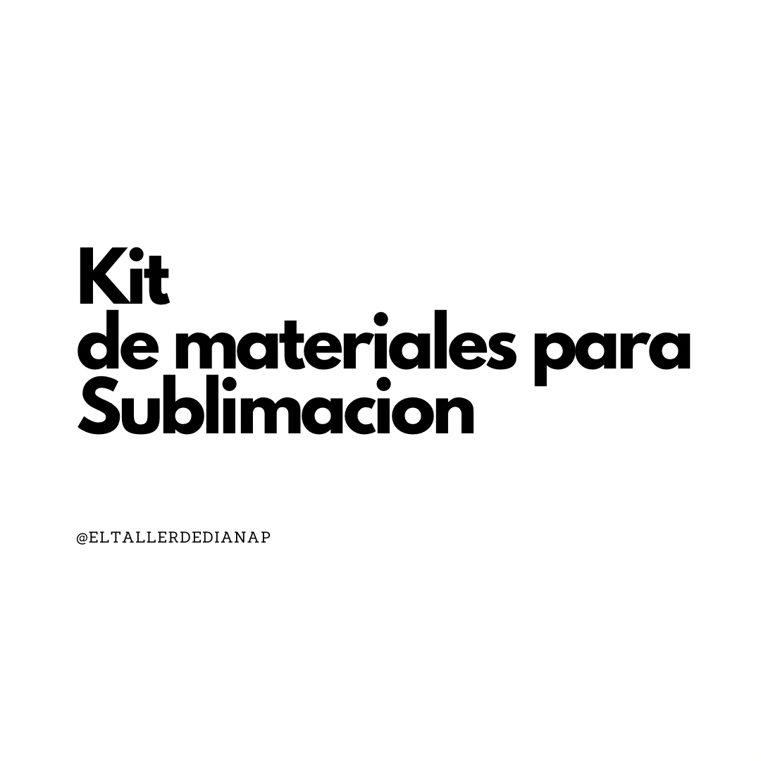 kit basico de sublimacion