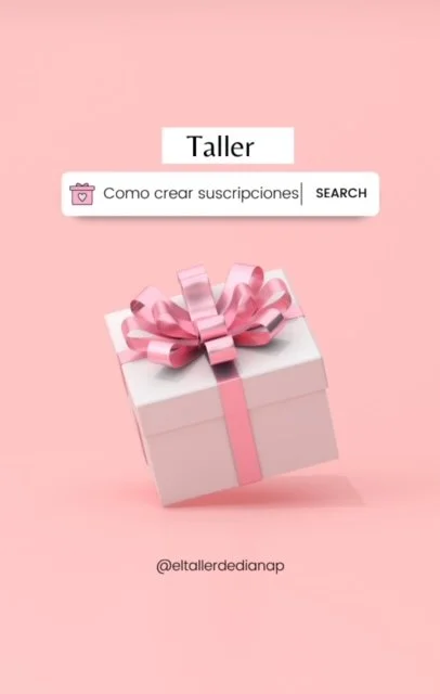 Taller como Crear suscripciones/membresias