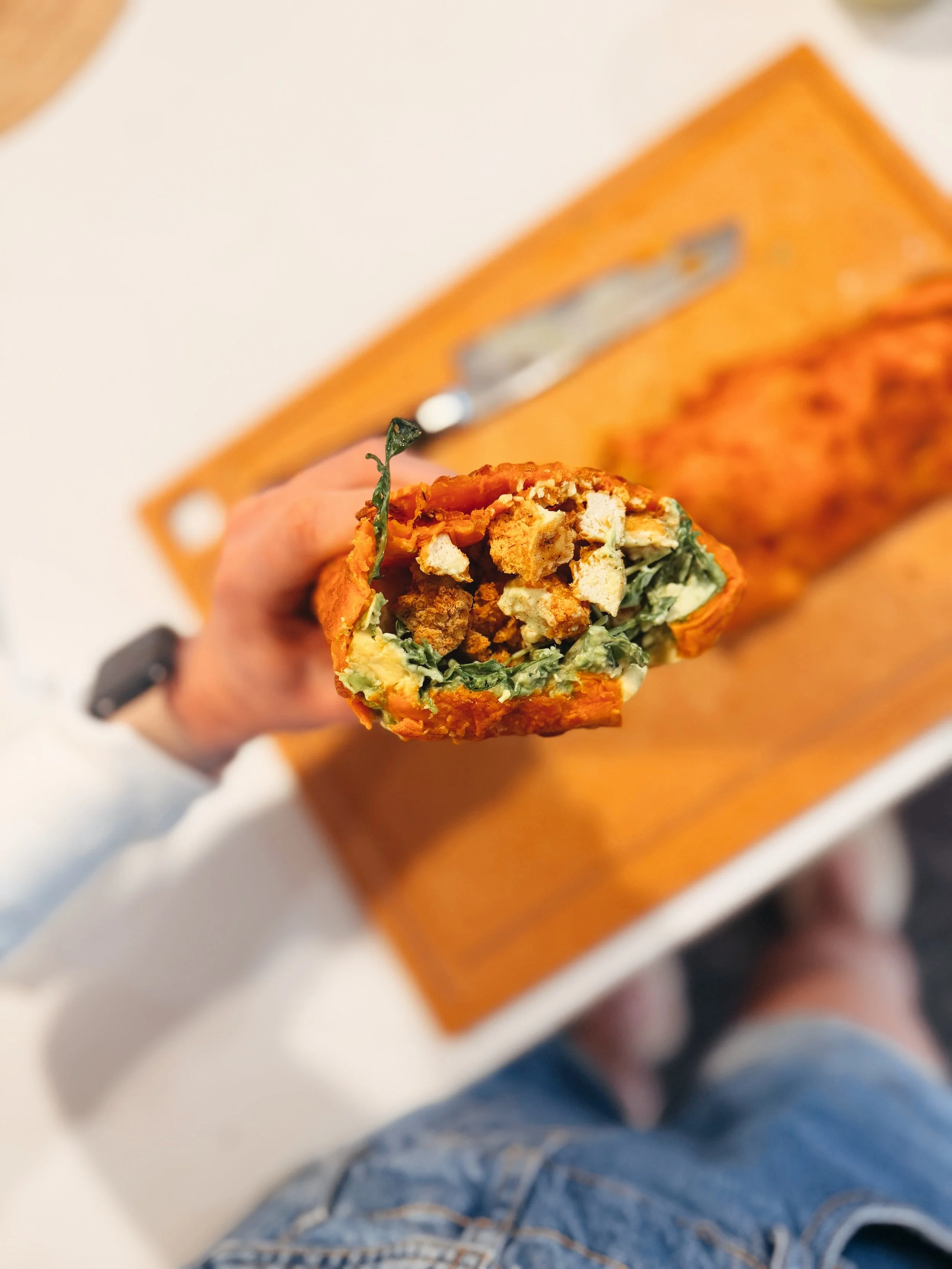 Sweet Potato Crunchwraps 