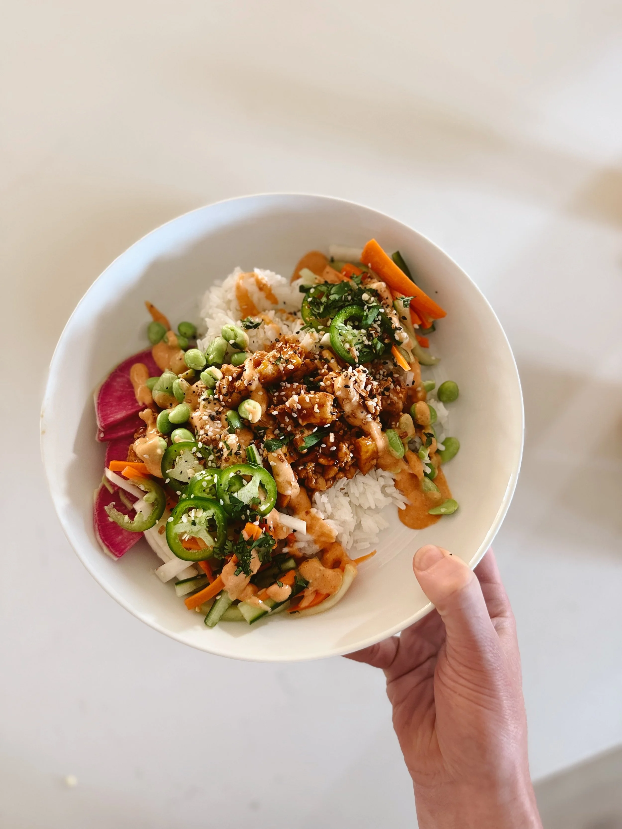 Tofu Banh Mi Bowls