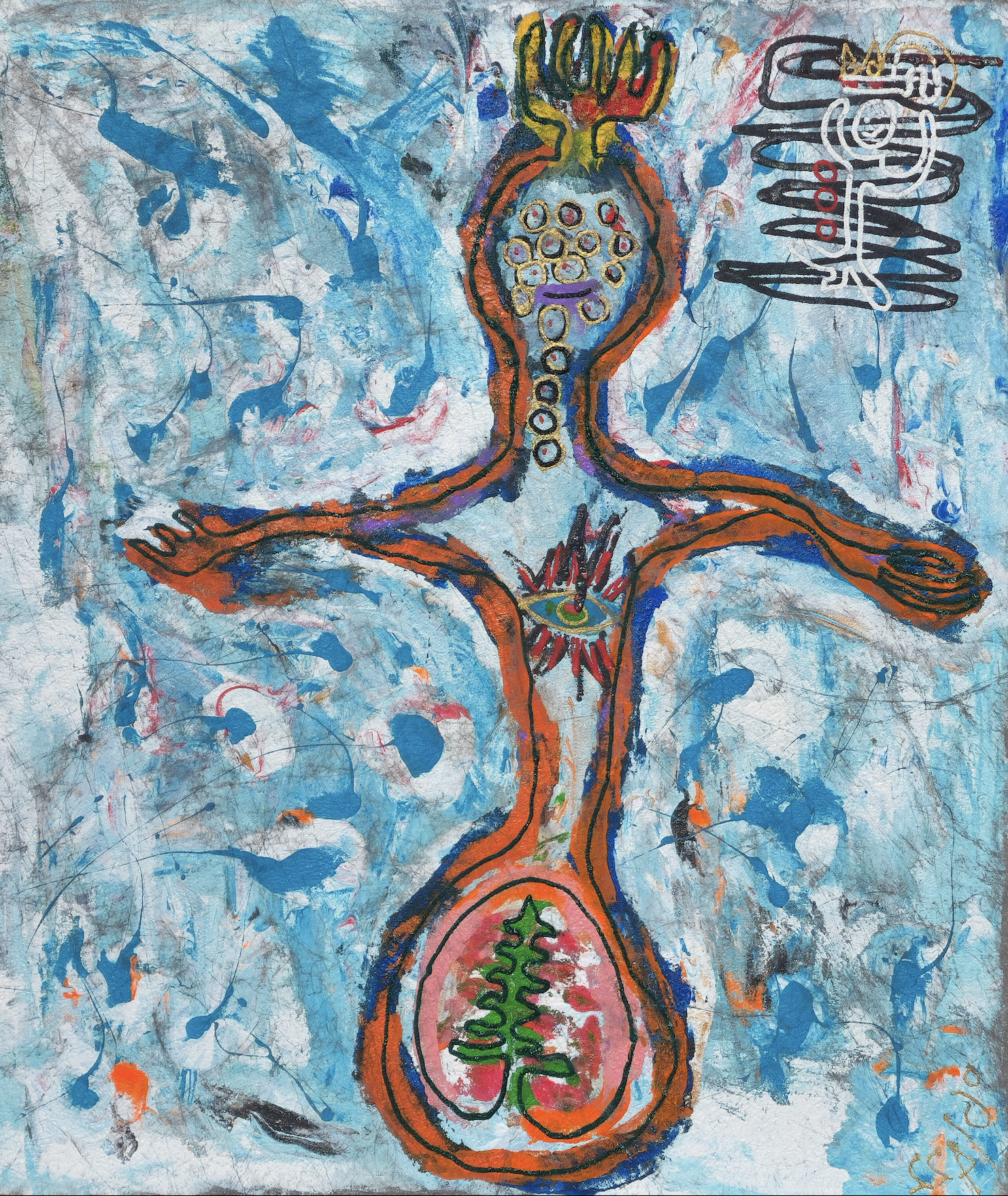 Sarita Monteverde bendiciendo los vientos azules del Tassilli (Sarita Monteverde Blessing the Blue Winds of Tassili)