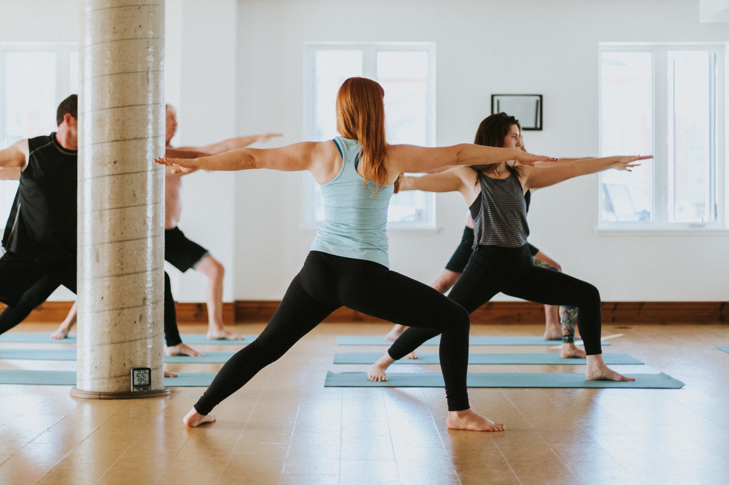 Holly Cinnamon teaching Hatha Yoga