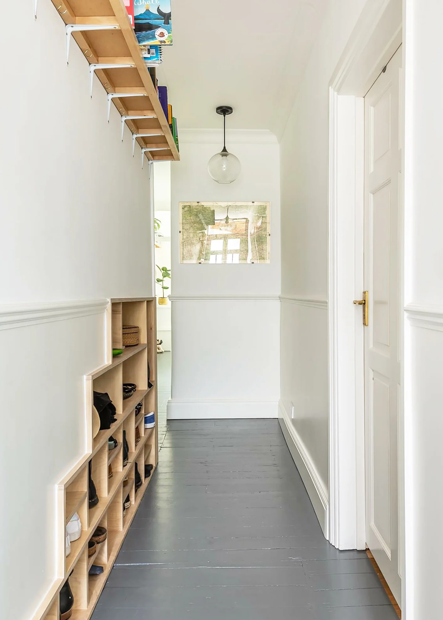 Interior image of hallway in walthamstow london designed by scribe architects
