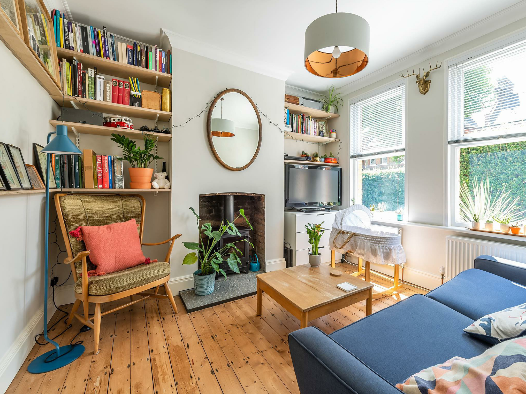 Interior image of reception room in walthamstow london designed by scribe architects