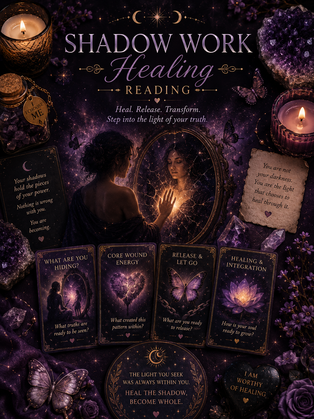 Shadow Work Healing Reading | Pre-Recorded 30 Minutes