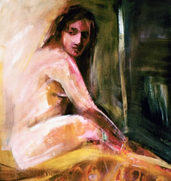 Seated Woman Acrylic 37x37