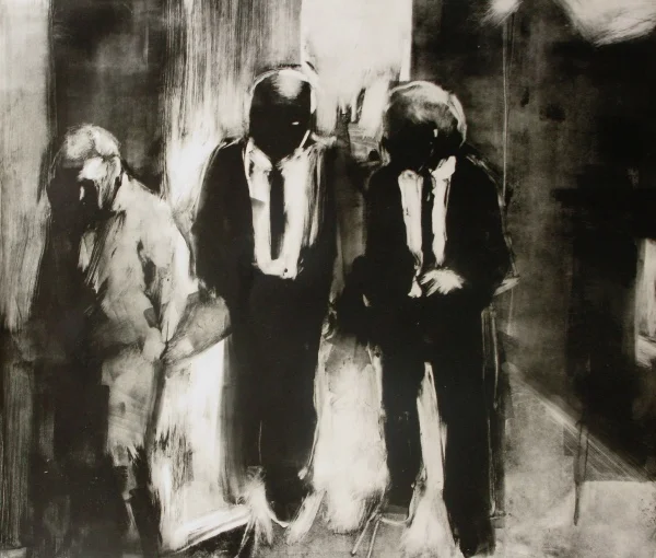 Wall Street. 15x17 3/4