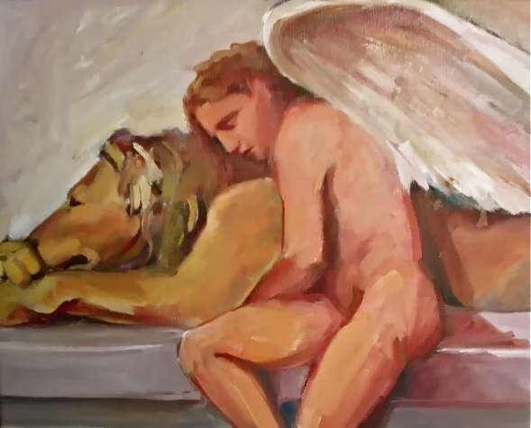 Love and Strength Oil 10x12