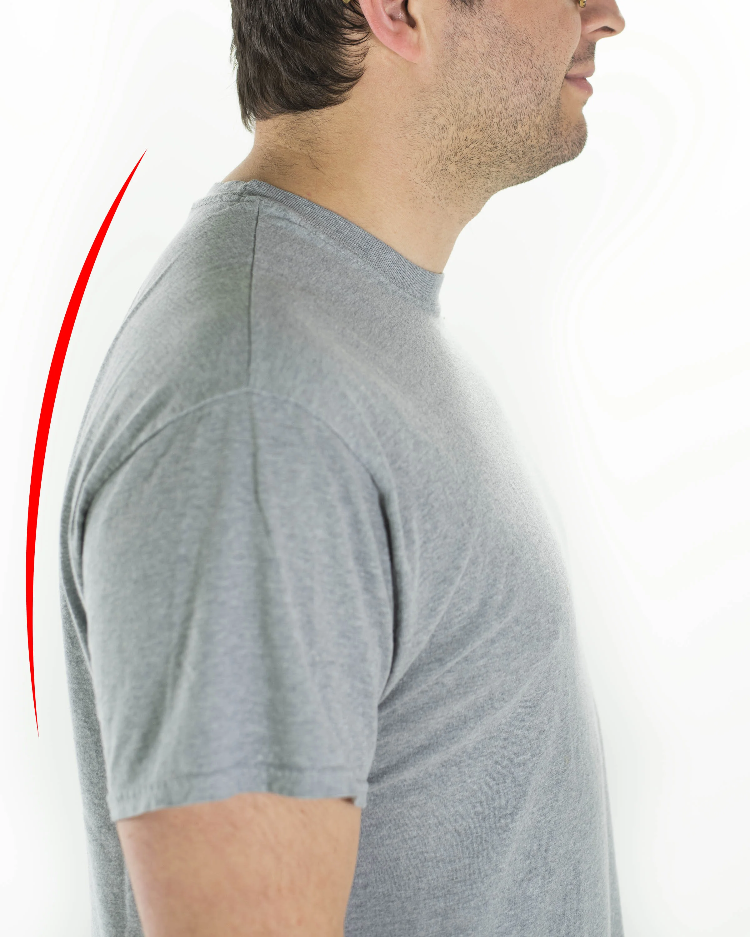 Thoracic curve posture