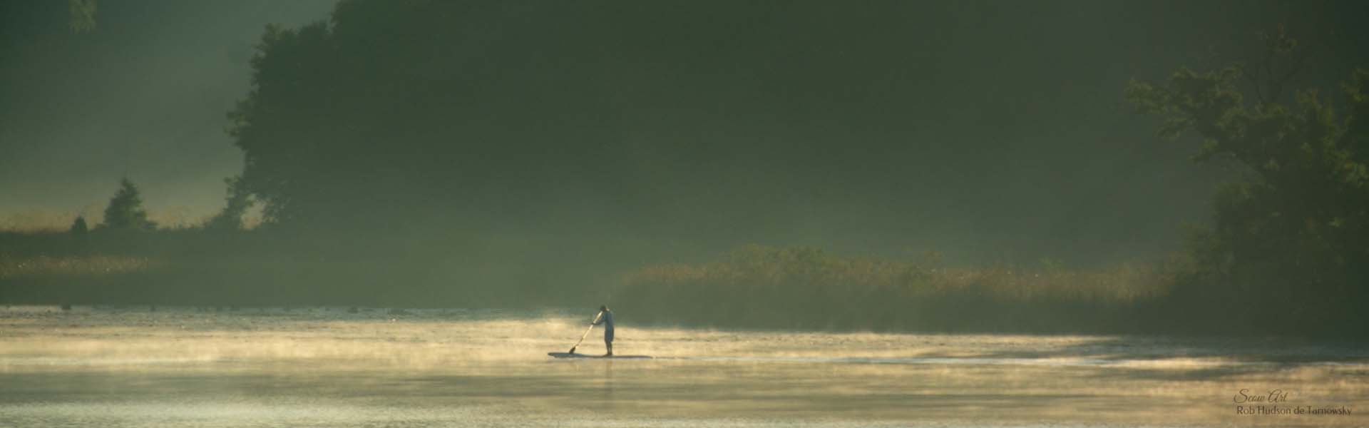 Paddleboarding on Lake Beulah