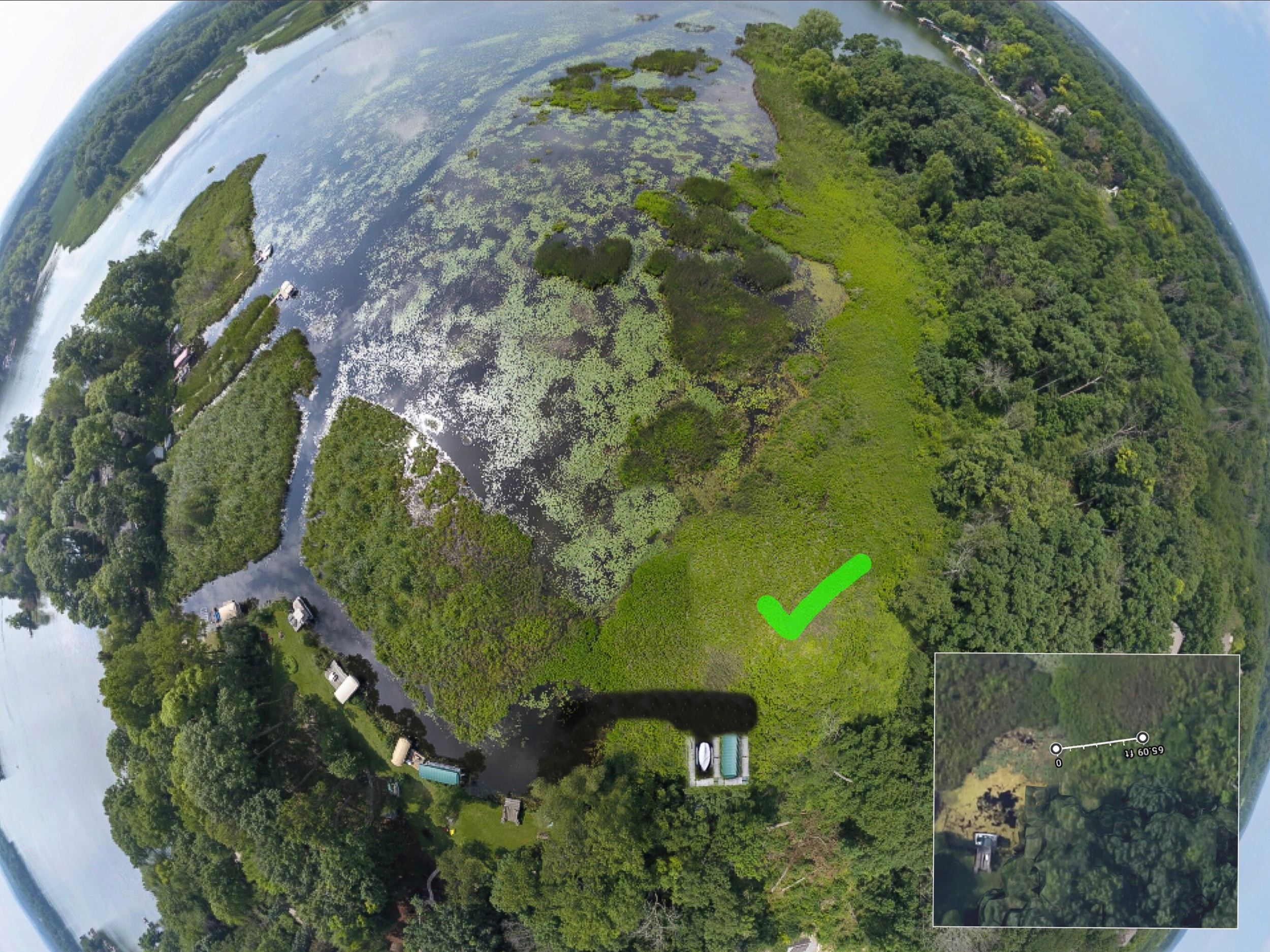 New concept - dramatically reduced impact on wetland expected, less visual impact to wetland view.