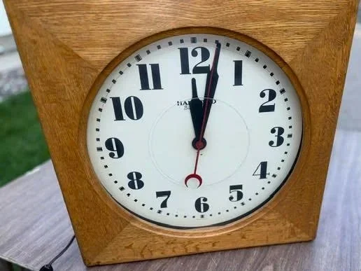 Two foot square electric clock.