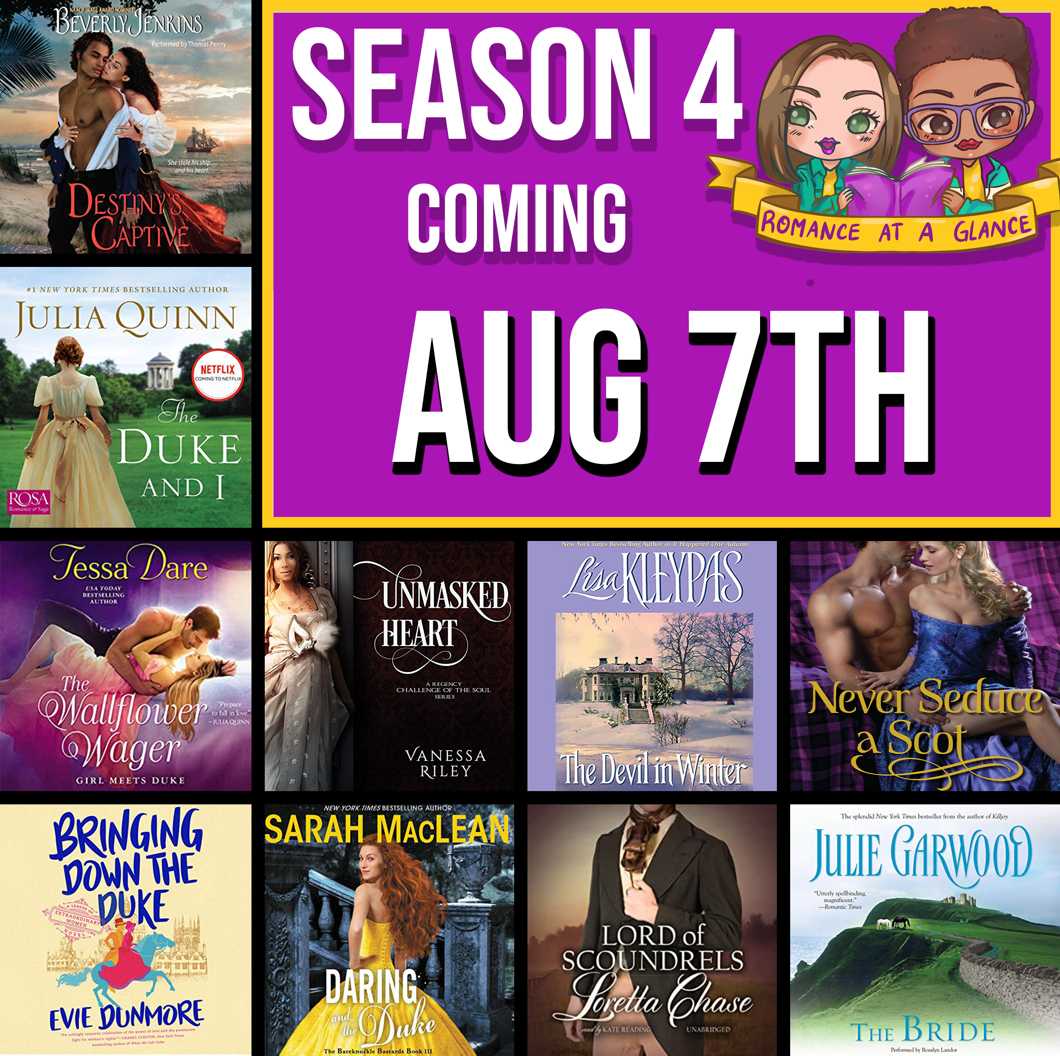 Season 4: Fall into Historicals is coming August 7th!