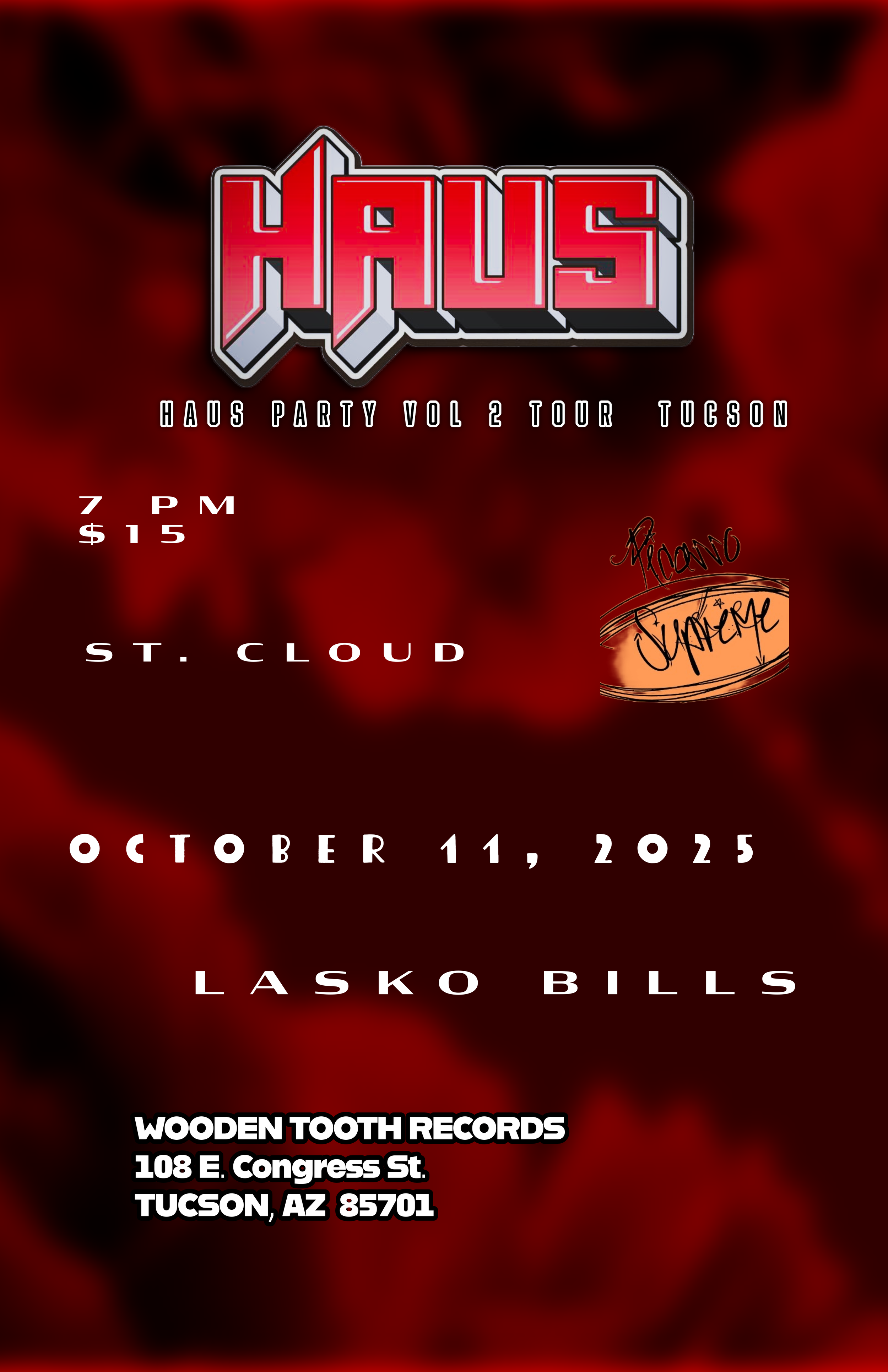 HAUS w/ St. Cloud & Lasko Bills