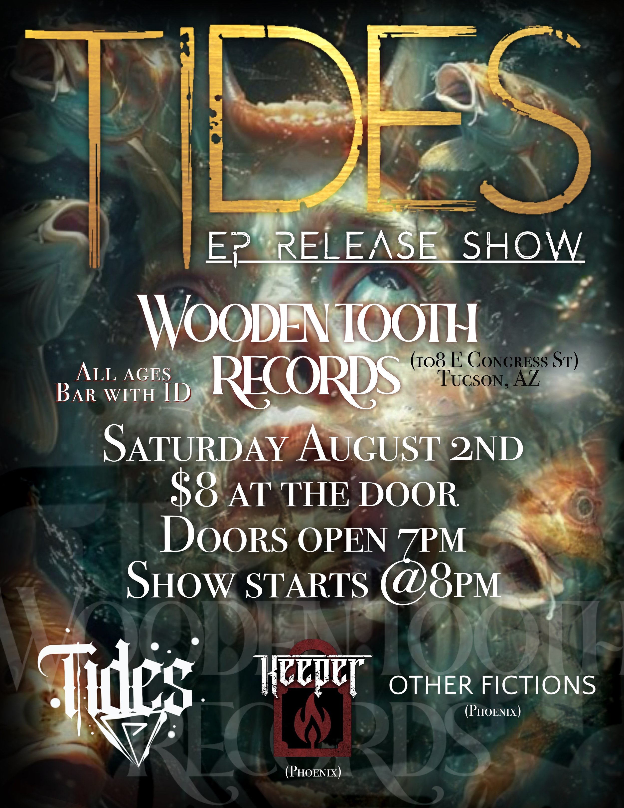 Tides EP Release Show w/ Keeper & Other Fictions