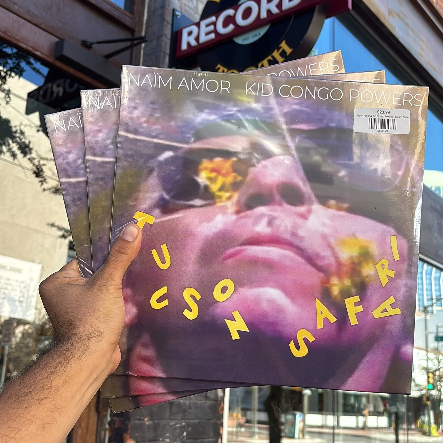 TUCSON SAFARI - the new album from Naïm Amor & Kid Congo Powers - is calling you!! Pickup a copy today and get it on your turntable immediately!