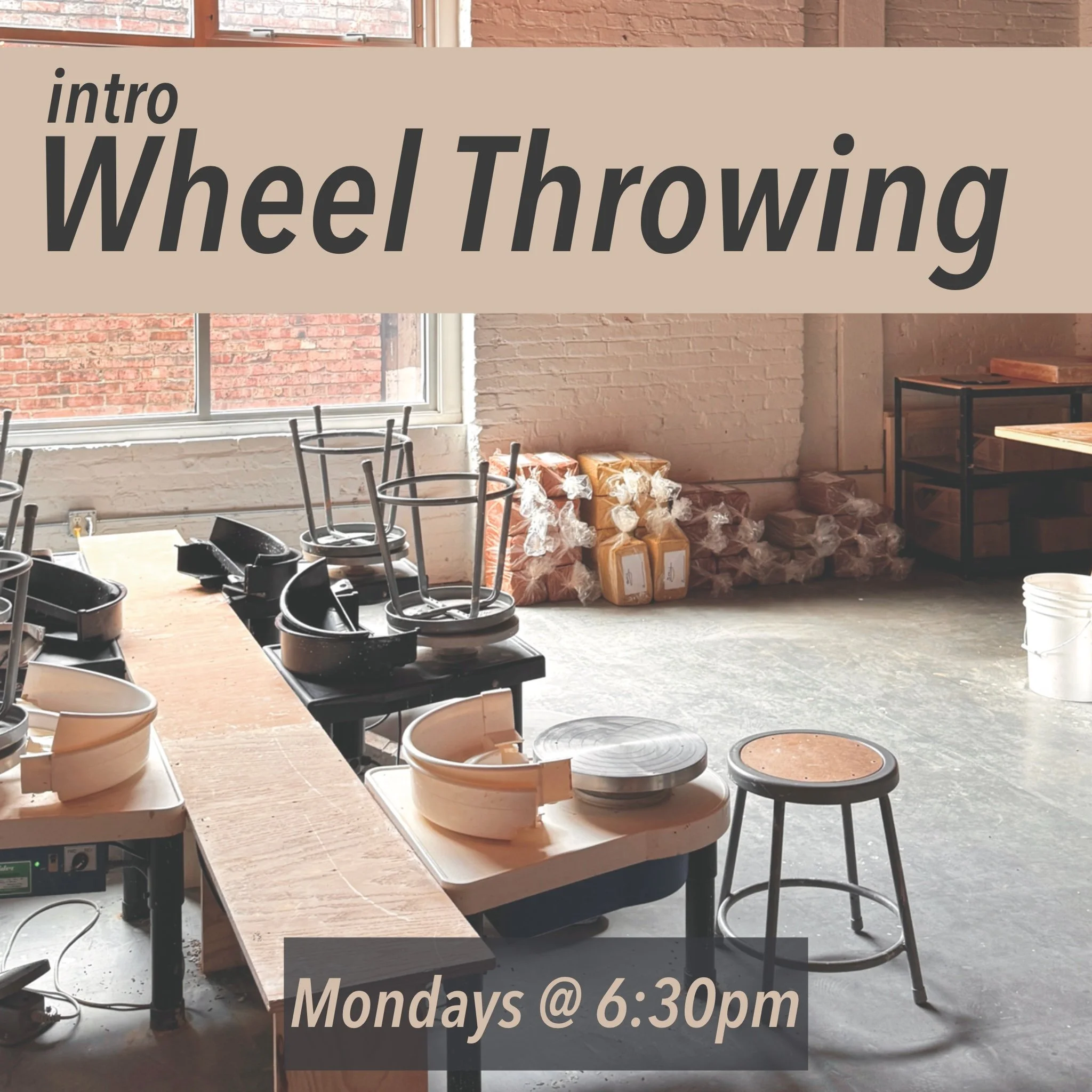 6wk Intro to ceramics - Mondays  @ 6:30pm w/ Svetlana