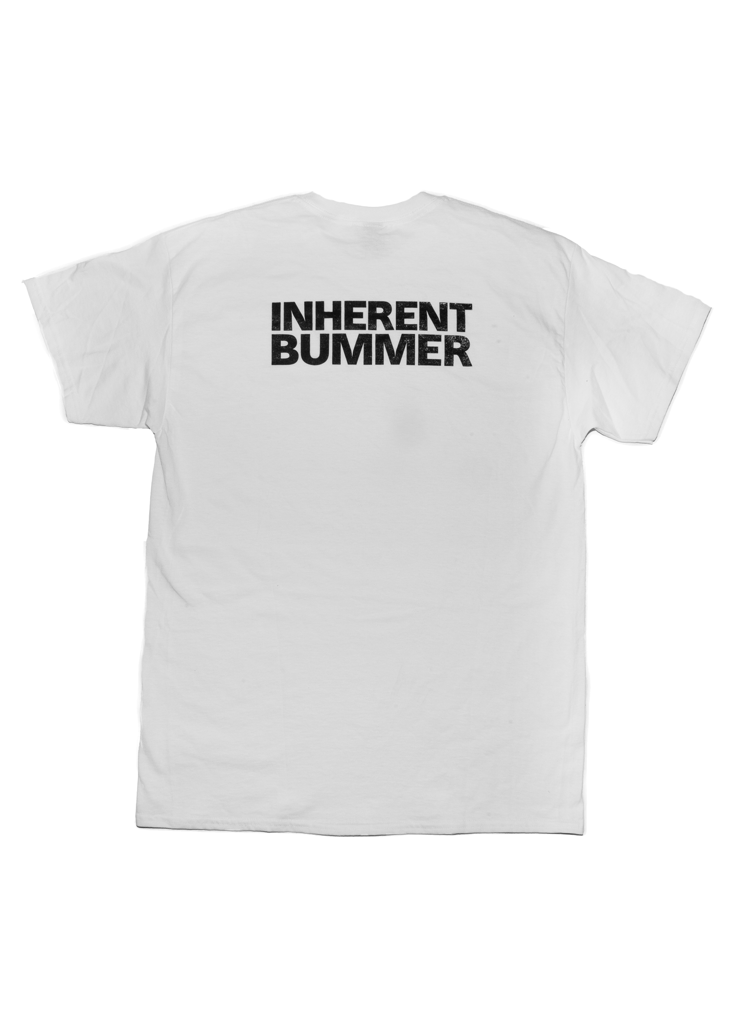 IT'S NOT THE END OF THE WORLD STACK T-SHIRT  (WHITE)