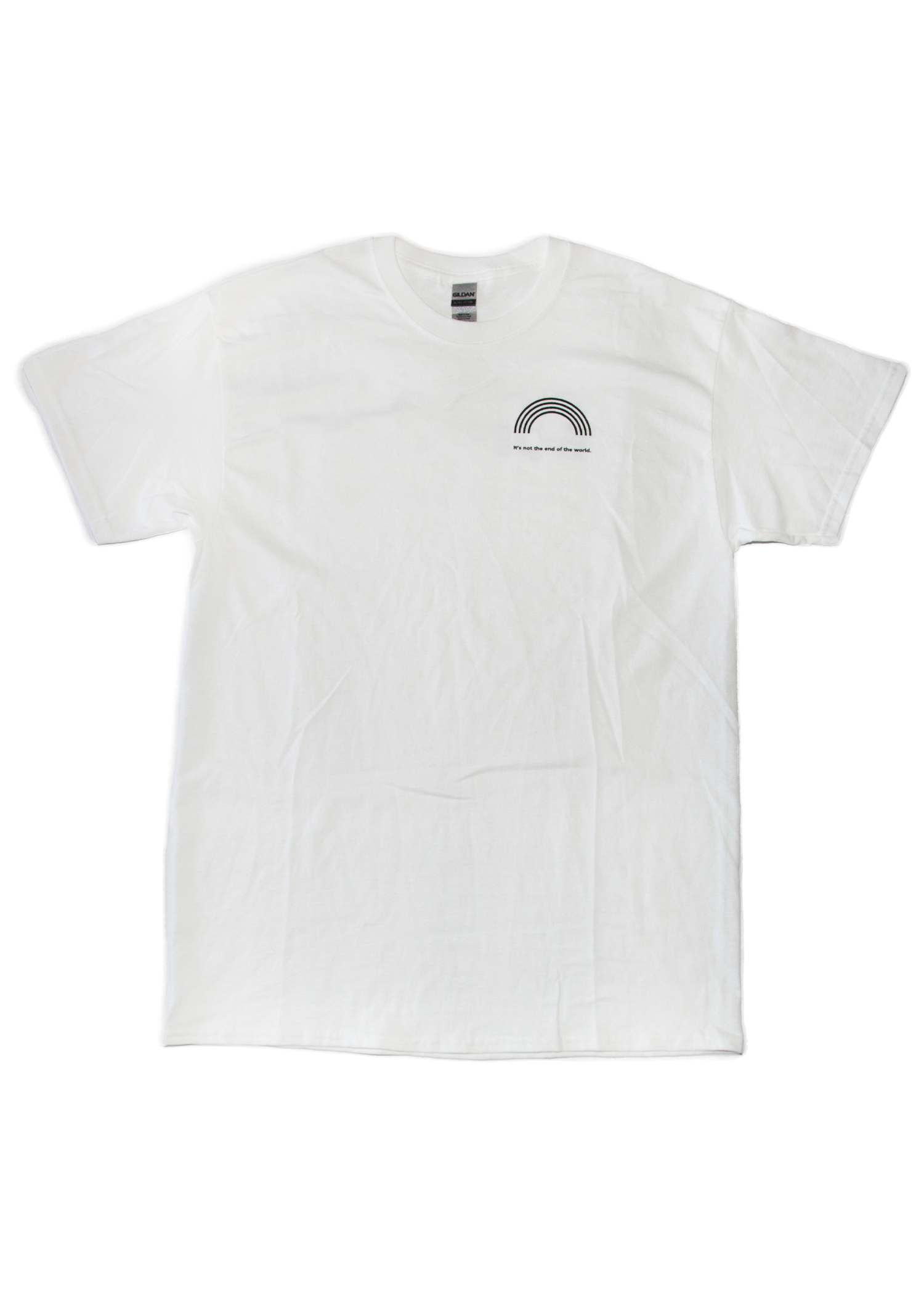 INHERENT BUMMER_RAINBOW-STACK-BACK-T SHIRT_WHT_FRONT.png