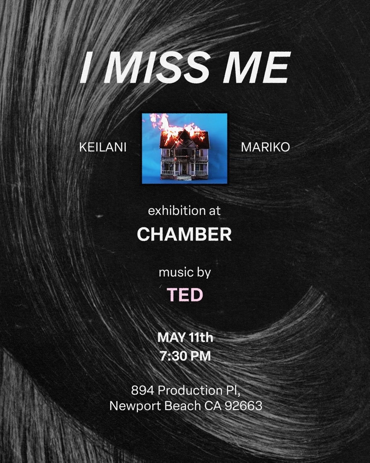 Keilani Mariko solo show May 11th at Chamber
