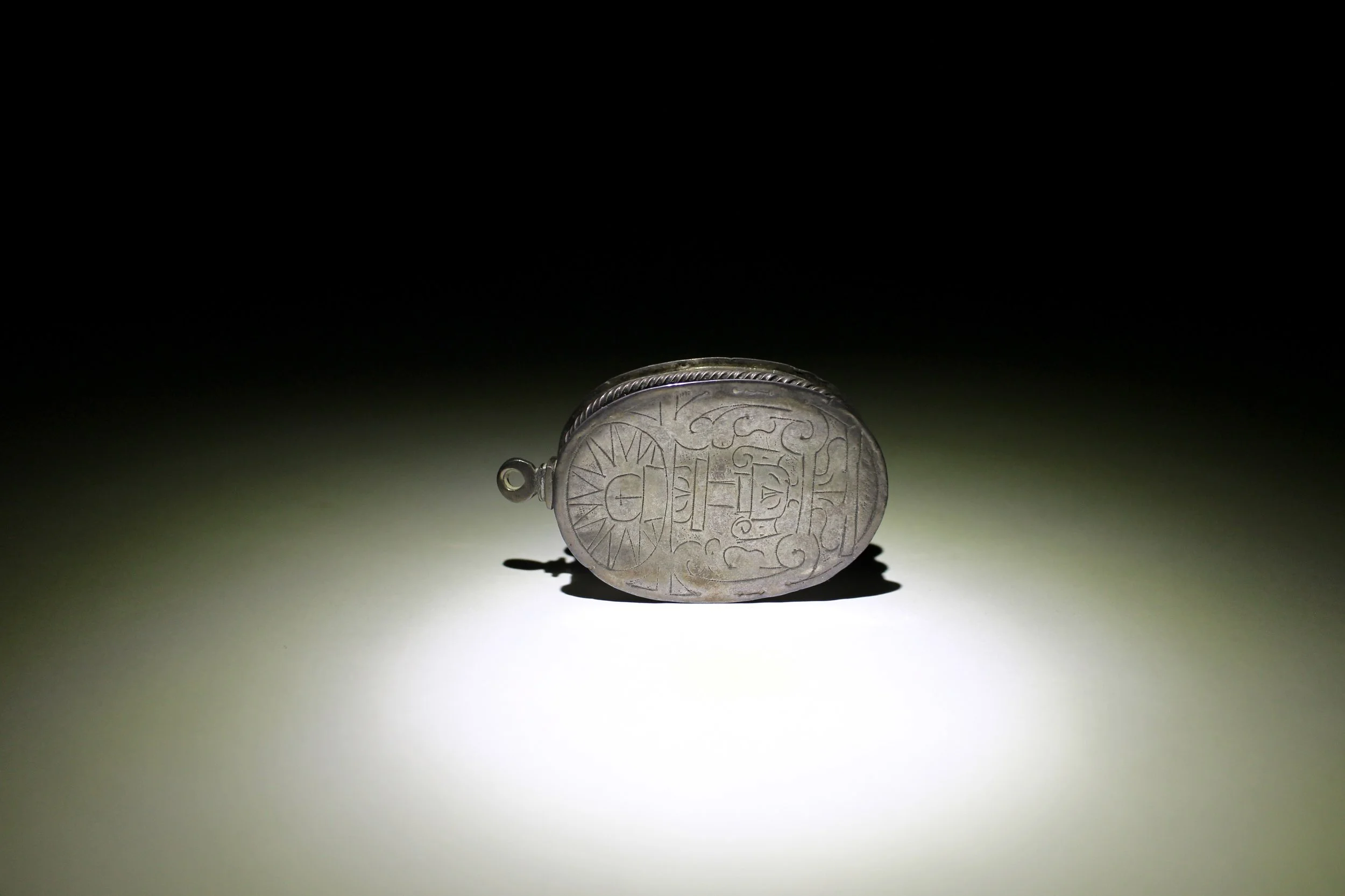 SILVER PENDANT RELIQUARY