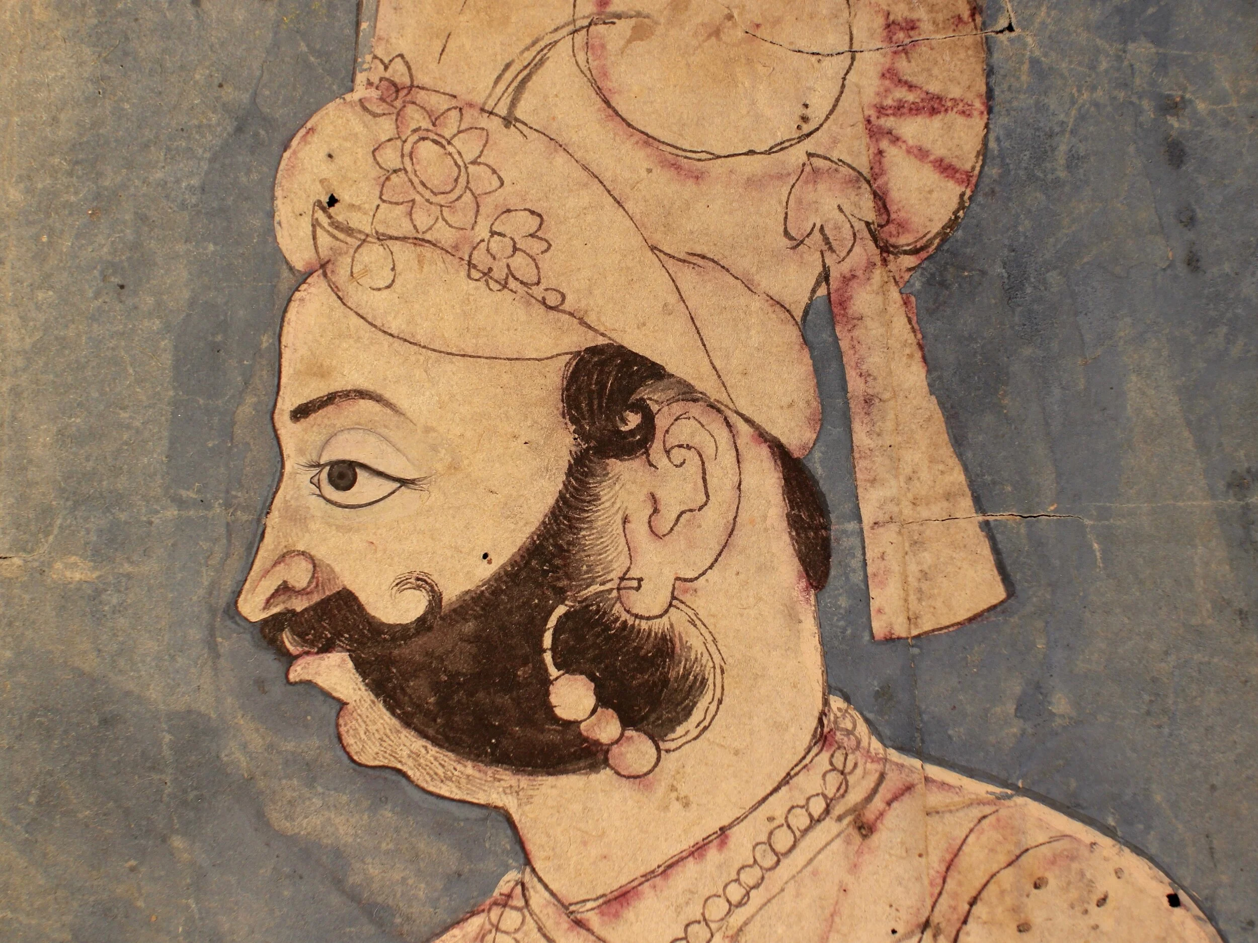 indian miniature portrait