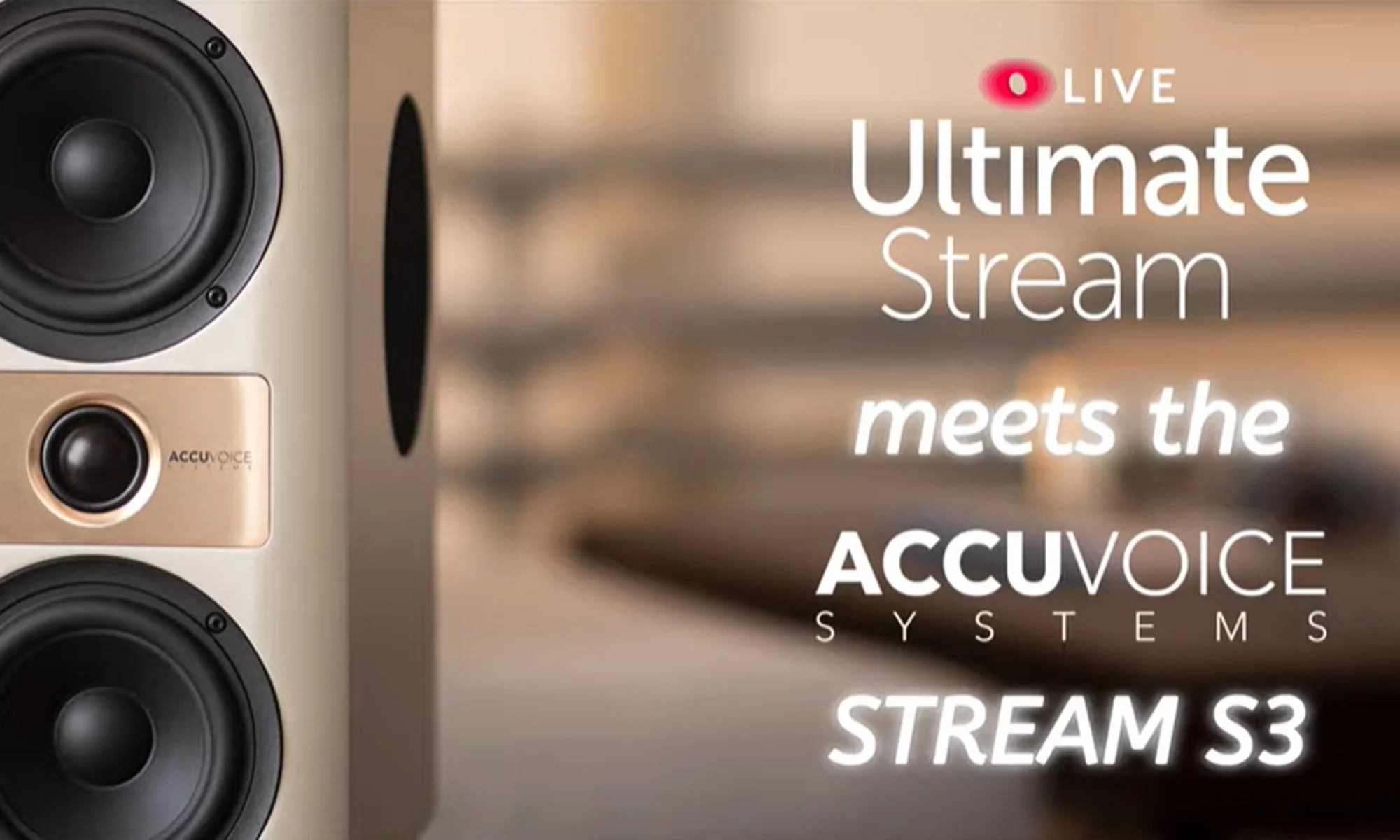 ULTIMATE STREAM LOVES ACCUVOICE S3!