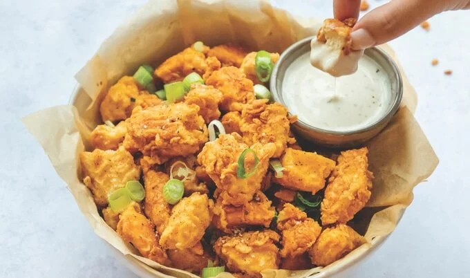 VegNews - Vegan Popcorn Chicken 