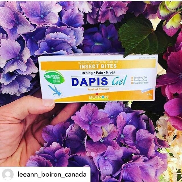 #repost from @leeann_boiron_canada
.
The flowers are out....that means the bees and bugs are too. My go to is this gel for hives and bug bites.#bug  #bugbites #hives #firstaidkit #beauty #boironcanada #flowers